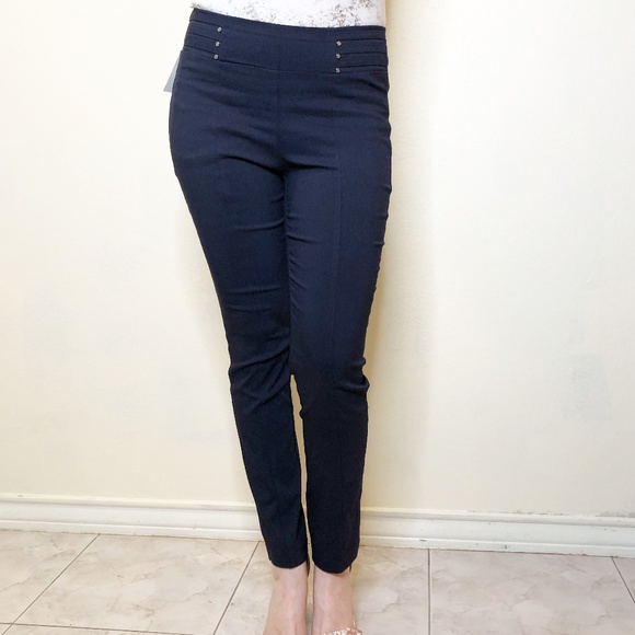 Rafaella Pull On Comfort Straight Leg Pants Size 6